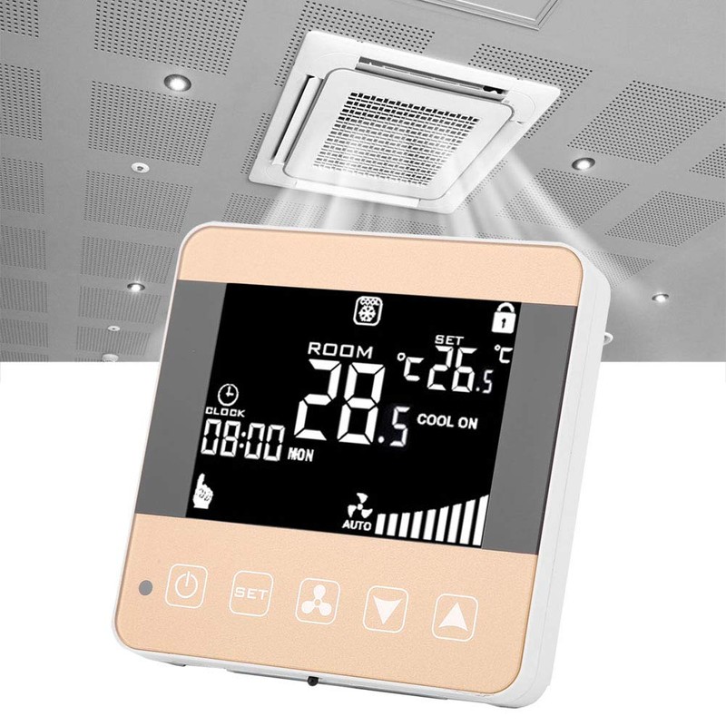 Room Thermostat, AC 200-240 V Smart WiFi Thermostat for Gas