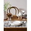 LE TAUCI Dinner Plates Set of 4, 10 Inch Ceramic