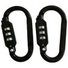 Raatel Carabiner Lock, Dial-Type D-Ring, Lightweight, Anti-Theft, Keys, Password Change