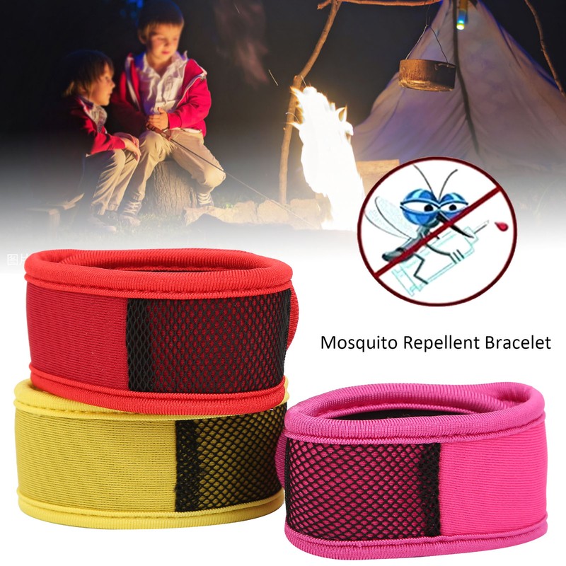 3Pcs Mosquito Repellent Bracelet Anti Inset Bug Wrist Band Strap
