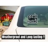 Gone Fishing Vinyl Decal Sticker | Cars Trucks Vans SUVs