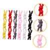 Healvian 120pcs Nail Art Charms Bunny Patches for Manicure for