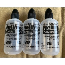 NeilMed Sinus Rinse Refillable Bottle 240 ml - 8 fl oz 3 Pack Lot Brand New