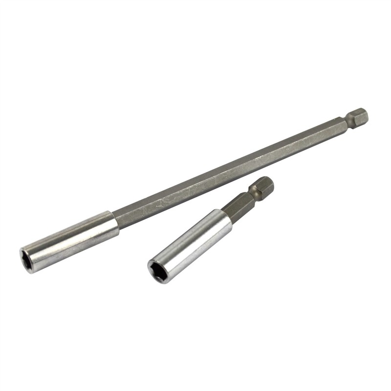 2pc Magnetic bit Screwdriver hex Adaptor Power bit Extension 60mm