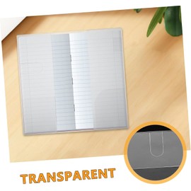 Protectora De Libro De Pvc Transparente Tapa Compatible Agendas Hoboweeks Protector Elegante Para Libros De Bolsillo Cuadernos y