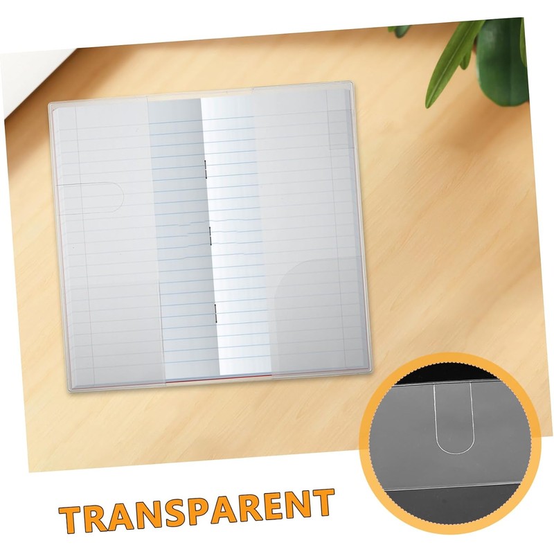 Protectora De Libro De Pvc Transparente Tapa Compatible Agendas Hoboweeks