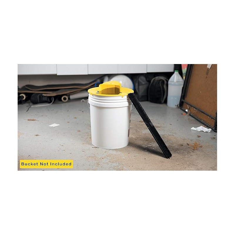 Automatic Bucket Lid Mouse Trap 2-Pack, Auto-Reset Rat Traps for
