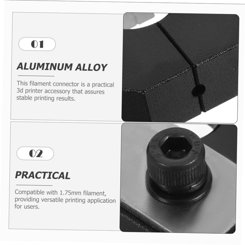 BUGUUYO Filament Welder Connector for Printer Filament Sensor Joiner Accessory