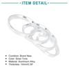 ACROPIX 73.1 to 64.1 mm Hub Centric Rings Silver Tone