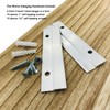 French Cleat Picture Hanger, Aluminum Z Bar Interlocking Wall Mounting