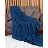 Utopia Bedding Fleece Blanket King Size Navy Soft Warm Bed