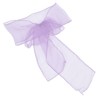 10Pcs Organza Banquet Chair Sash Exquisite Chair Bows Sashes for