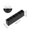 sourcing map 12pcs Plastic Hex Shank Screwdriver Bit Holder Organizer