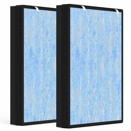 SAKEGDY HSP002 Replacement Filter Compatible with Hathaspace Smart True HEPA air puri fier 2.0 Filter HSP002 4-in-1 H13 True Hepa Filter, 2 Pack