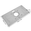 Router Table Insert Plate 235mm x 120mm x 8mm Aluminum