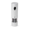 Peugeot PHENIX White Lacquered Stainless Steel Electric Adjustable Pepper Mill,