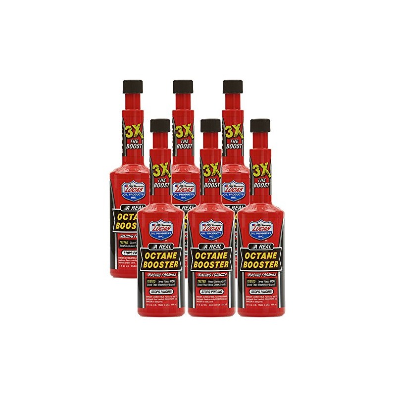 Lucas Octane Booster (15 oz.)-6 Pack