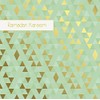 Sage Ramadan Kareem Card, Ramadhan Mubarak Card, Islamic Cards