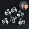 Milkary 30 pcs Crystal Drawer Knobs, Crystal Glass Dresser Knobs