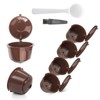 6pcs Dolce Gusto Pods Refillable,Reusable Coffee Capsule Filters for Dolce