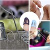4 Packs Thumb Guard Finger Protectors Sewing Thimble for Sewing