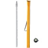 25-Foot Aluminum Grade Rod 6 Sections Telescopic 1/10ft Double-Sided Scale