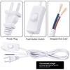 10 Packs Lamp Cord Set with Plug and Switch Pure