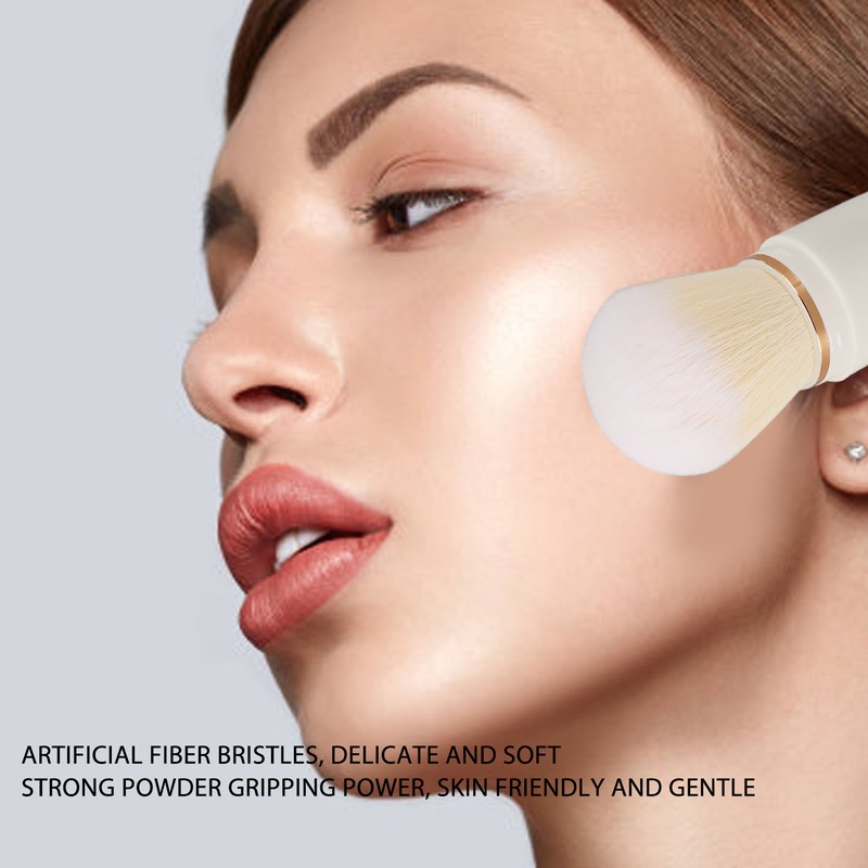 Capsule Makeup Brush Double Ended Telescopic Powder Brush Travel Size
