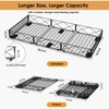 NADAMOO Large Under Bed Storage with Wheels, Low Profile Rolling
