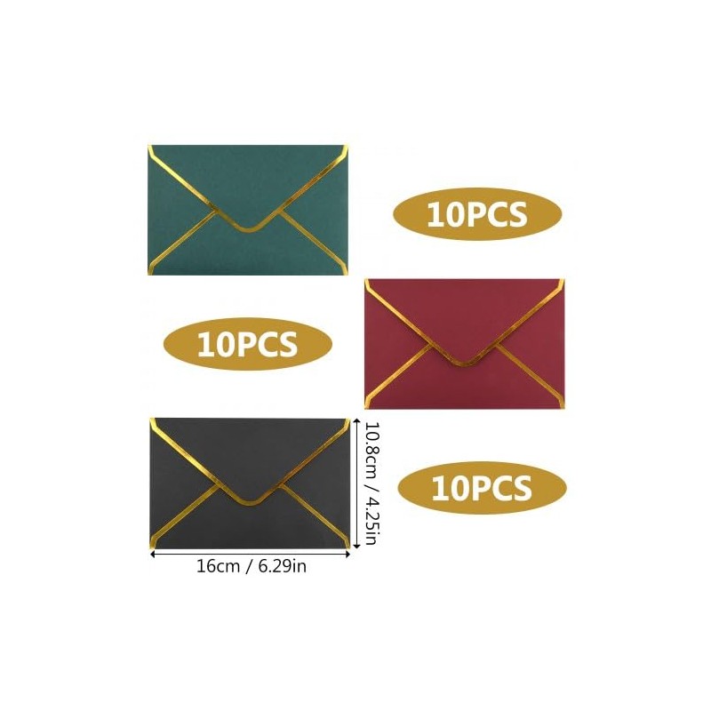 Anseom Pack of 30 Invitation Envelopes, A7 Size, Luxurious Envelopes,