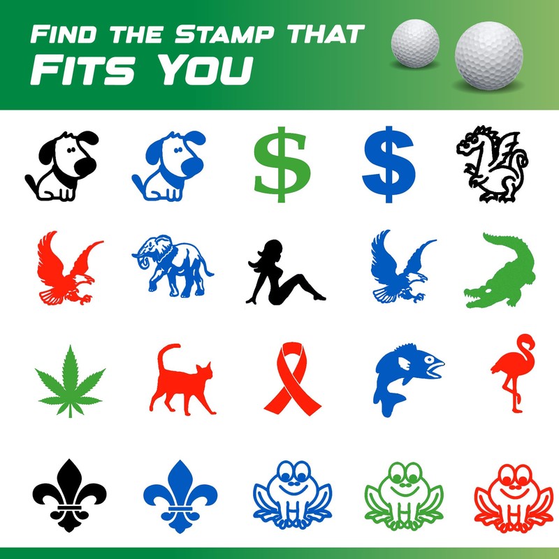 ProMarking EZBallStamp - Sello de pelota de golf, rana sentada