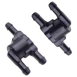 2Pcs Windscreen Washer Wiper Nozzle Check Valve 3 Way Car Windscreen Washer Valve Replacements for Multiple Cars