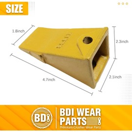 BDI Wear Parts 5 - X156S Short Dirt Teeth Bucket Tooth with P156 Roll Pins Free Shipping