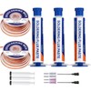 Lesnow Solder Wick Braid And Solder Flux Paste, No Clean