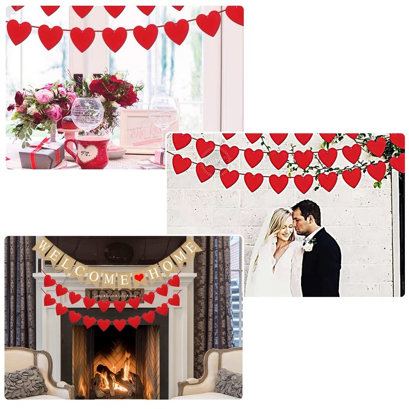 3 Pcs Hanging Flags Creative Pennants Multifunction Banners for Home