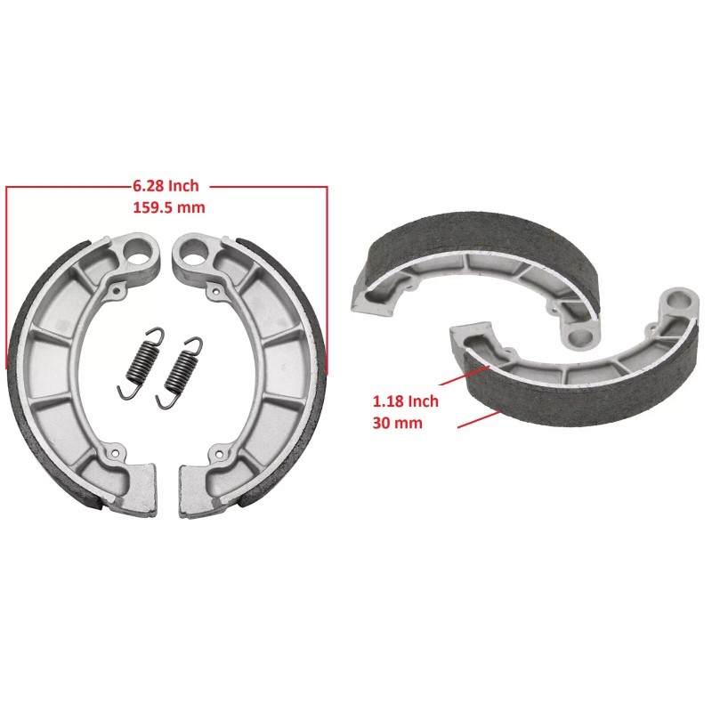 H&H Bros For Honda Foreman 500 Front Rear Brake Pads