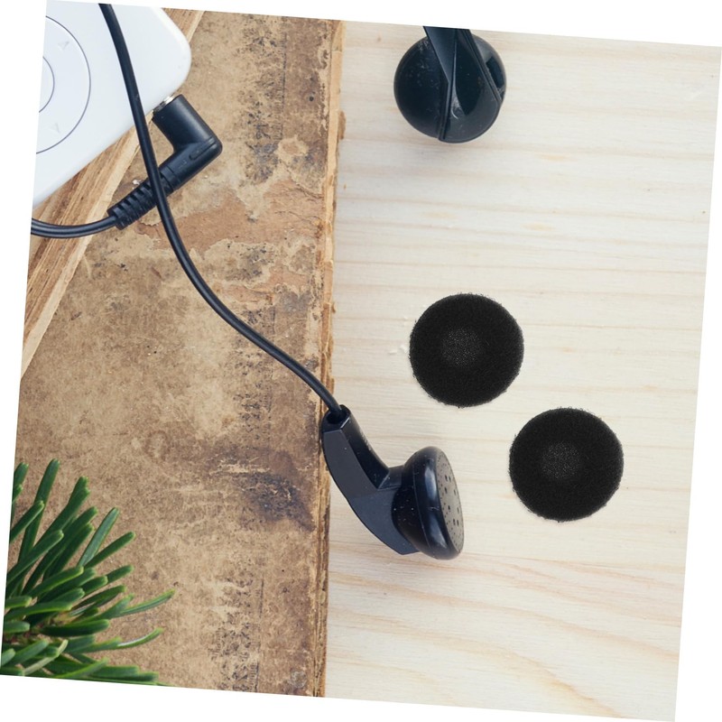 TEHAUX 50pcs Earphone Covers Fit Earbuds Cover Replacement Pads for