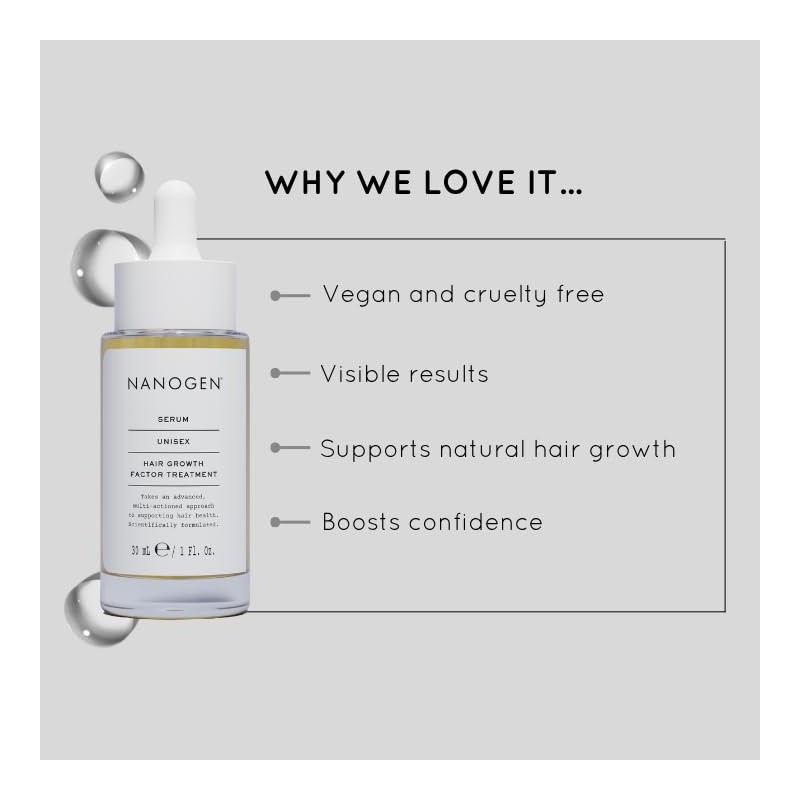 Nanogen Sérum con extracto de brote de pea, corteza y