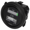 Yooreal 12/24V 36/48V 72V Golf Cart Battery Meter,Hour Meter&Battery Indicator