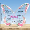JMIMO Nanna Gifts Nanna Butterfly Shaped Acrylic Plaque from Granddaughter