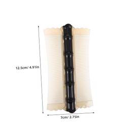 Baluue Boy Girl and Pets Double-sided Comb for Dandruff Removal Bamboo Design Fine Tooth Grooming Tool for Boy Girl and Pets Lightweight and Compact