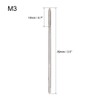 sourcing map Metric Thread Tap M3 x 0.5 H2 89mm