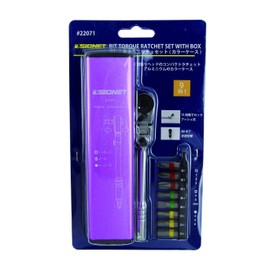 Signet 22071 Mini Ratchet 60 Gear Flex Head Type Flex Mini Ratchet Set, Purple