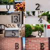 House Numbers- Solid Outside Cast Iron Address Number-5.5 Inch Metal
