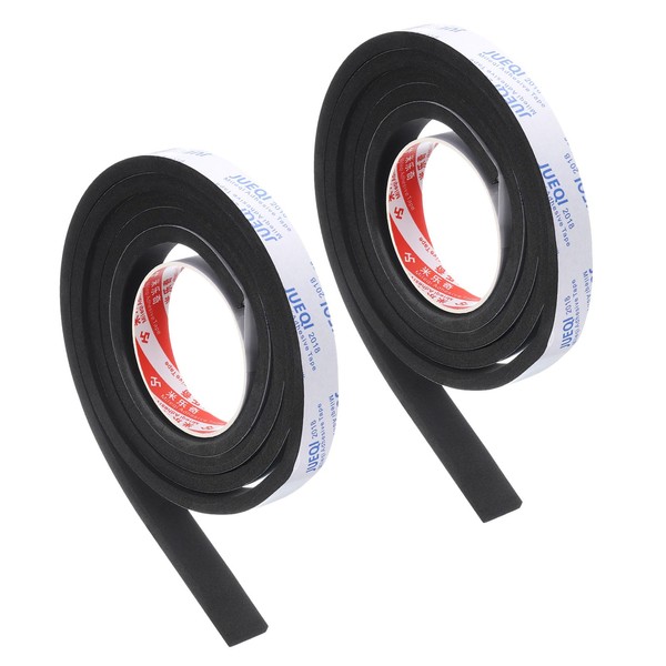 PATIKIL 3/4"W x 5/16"T x 6.6Ft Insulation Foam Tape, 2