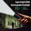 RECHOO Rechargeable Flashlights High Lumens, G1000 Super Bright Flash Light,
