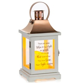 Memorial Lantern Sympathy Gift for Loss of Loved One: Memorial Gifts for Loss of Mother Mom Father Dad Husband Son Grandma Sister Brother Thoughtful Funeral Rememberance Condolence Bereavement