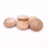 Pack of 25 Oak Cover Caps for Drill Hole 15
