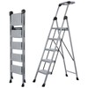 XinSunho 5 Step Ladder, Foldable Step Stool Ladder with Handrails
