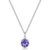 Philip Jones Light Purple Crystal Necklace Created with Zircondia® Crystals